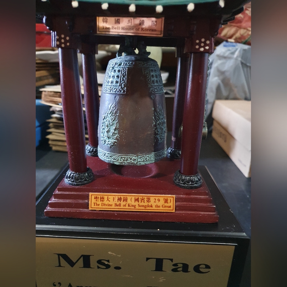Korean bell table desk decor
